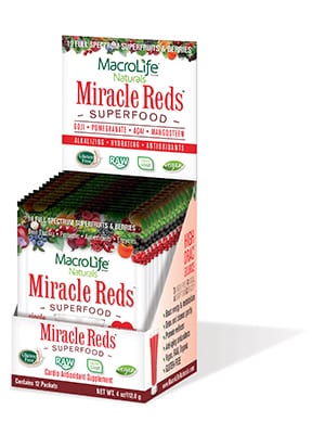 Miracle Reds 12 Packet Box