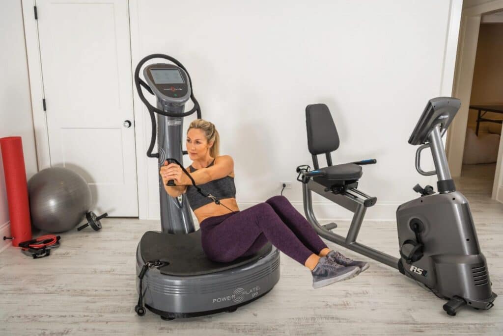 Take your home gym to the next level with the professional power plate pro7