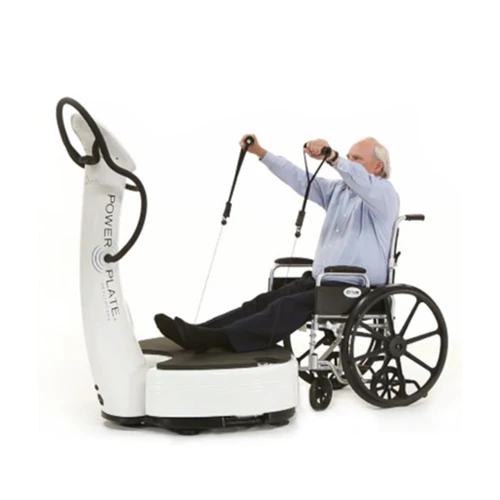 The power plate pro7hc is designed for healthcare and rehabilitation centers.