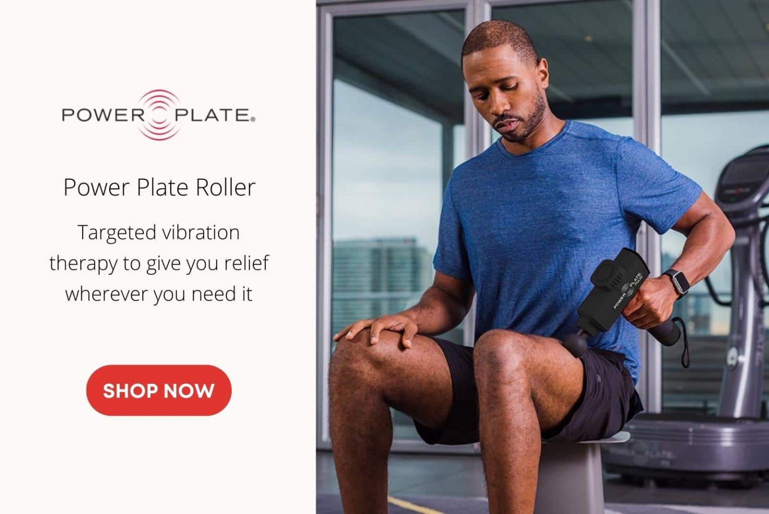 Get targeted vibration therapy to give you relief from pain and aid muscle recovery with the Power Plate Pulse