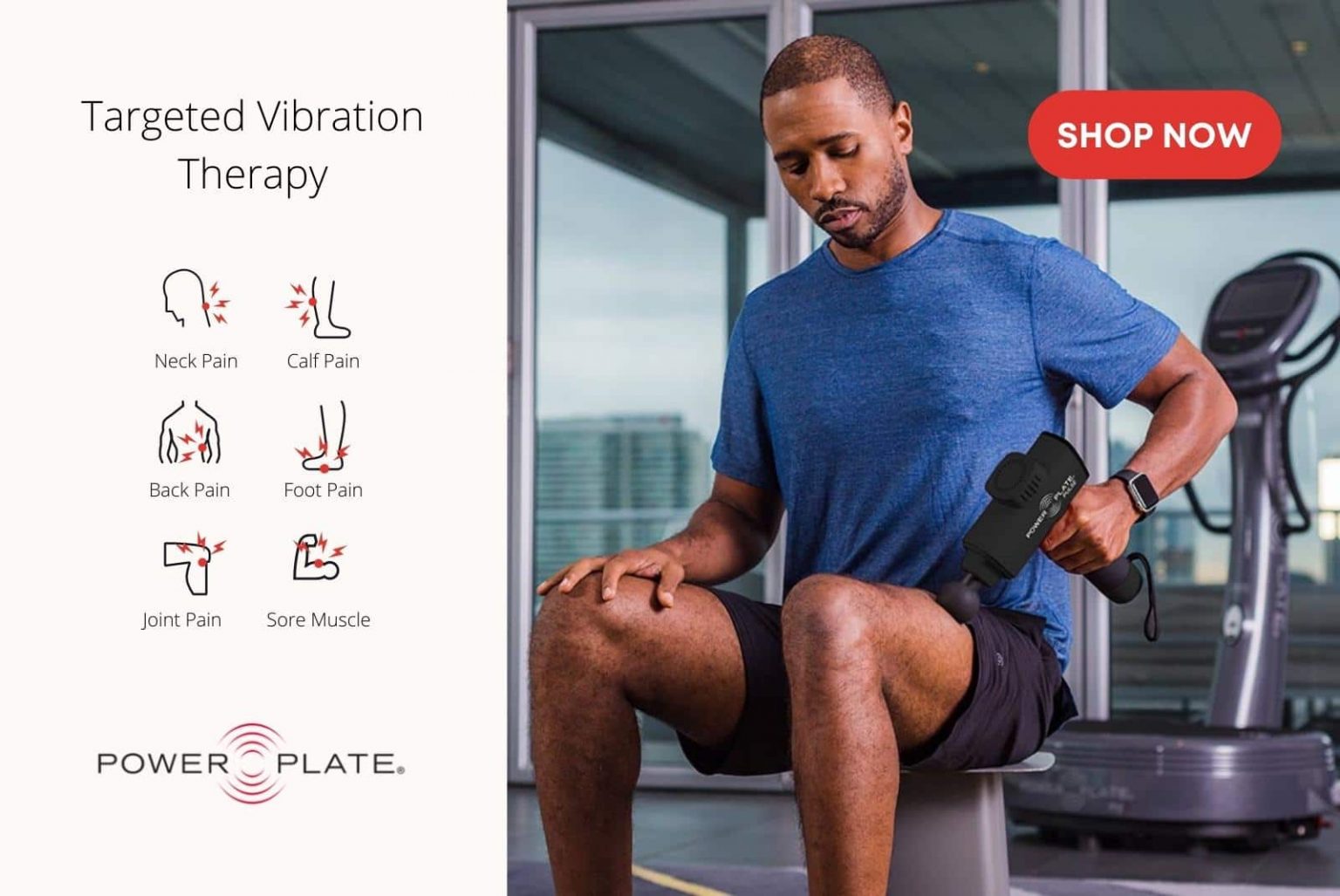 Power Plate Pulse - targeted vibration therapy for relief from pain and faster muscle recovery