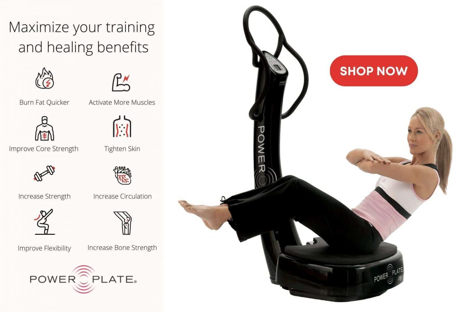 Maximize your training and health benefits with the Power Plate my5