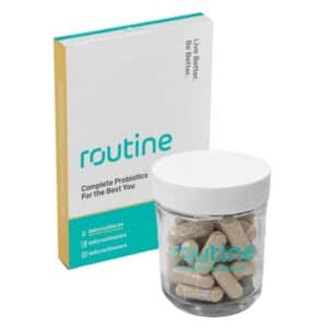 Routine combine the most effective strains of probiotics with ashwagandha in a slow-release capsule to ensure maximum absorption.