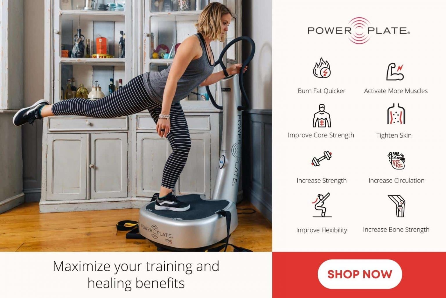 Maximize your training and health benefits with the Power Plate My5