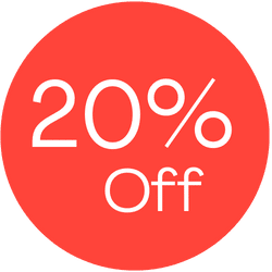 Power Plate 20% Off Badge