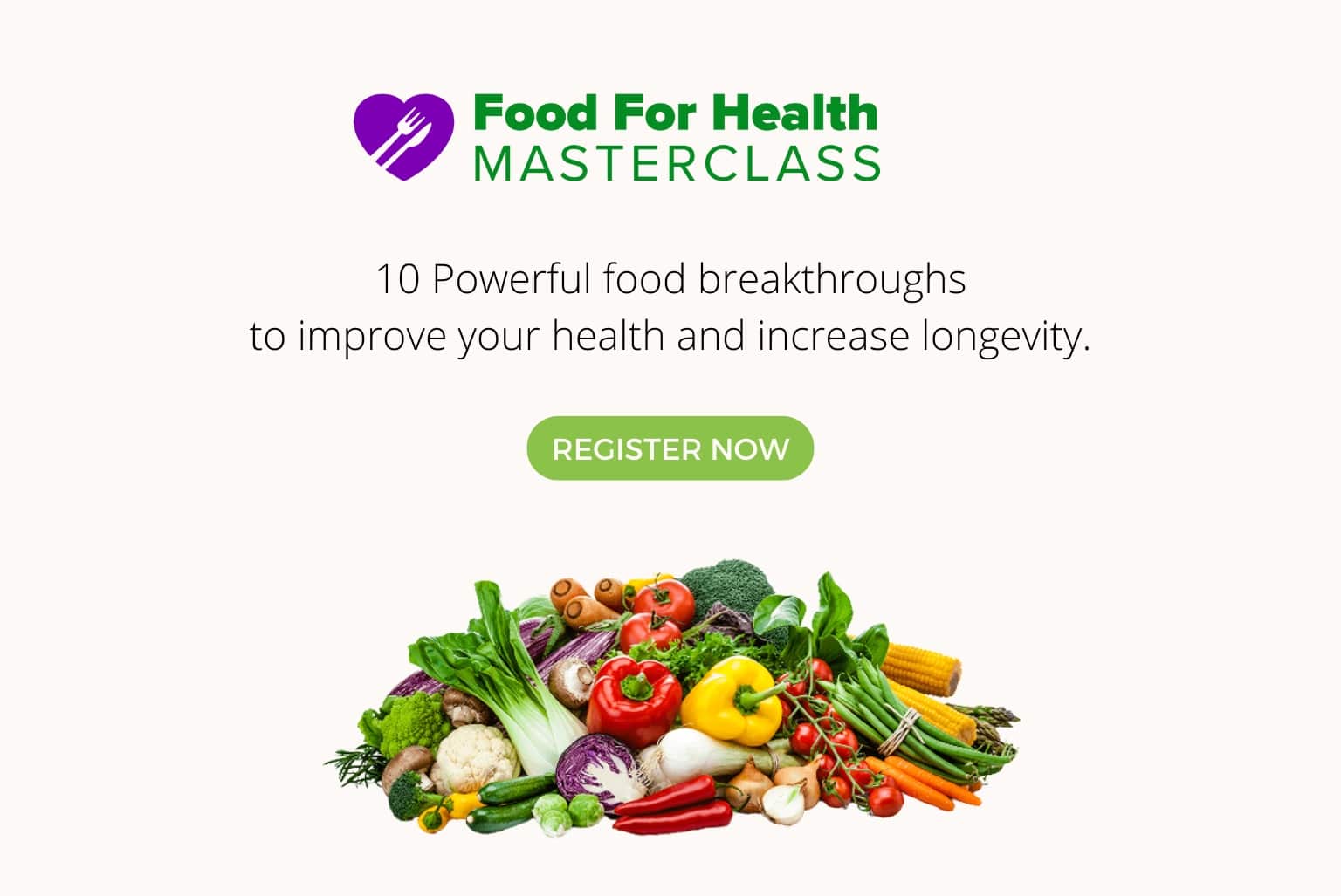 Food revolution network food for health masterclass