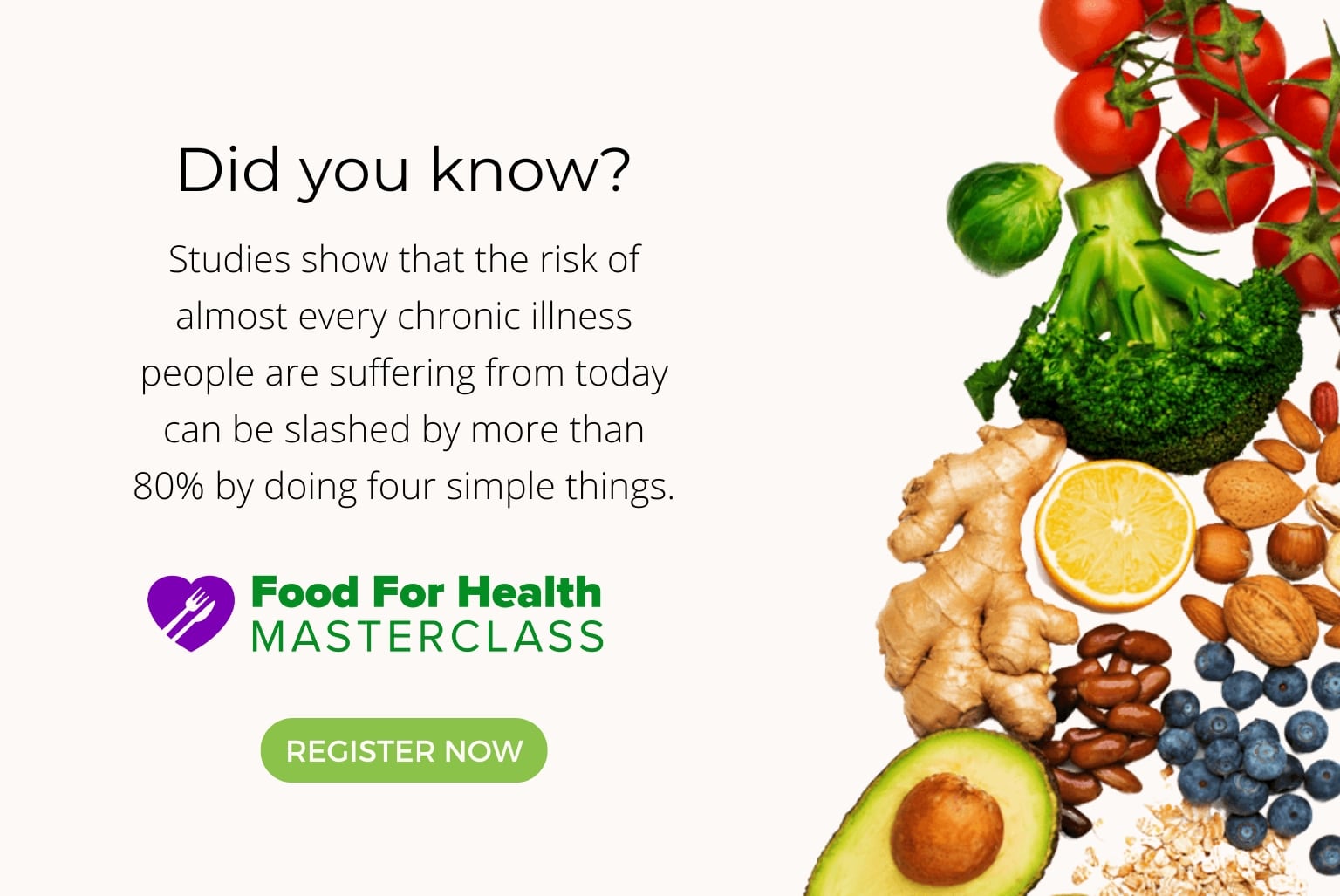 Food Revolution Network Food for Health Masterclass